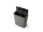 VB 221460 Brabantia Mineral Concrete Grey Bo Touch 2x 30 L