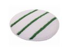 Bonnet Pad 17" groen/wit