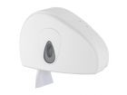 Jumbo Toiletroldispenser Mini PlastiQline wit