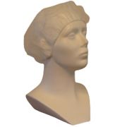 PURE Baret / haarnet model bouffant 53cm wit, 1000st.