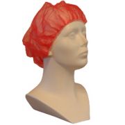 PURE Baret / haarnet model bouffant 53cm rood, 1000st.