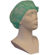 PURE Baret / haarnet model bouffant 53cm groen, 1000st.