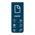 BinBin Front signing magnetisch Basic papier Blauw