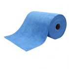 Microvezeldoek blauw 30x30 cm op rol / 80 stuks