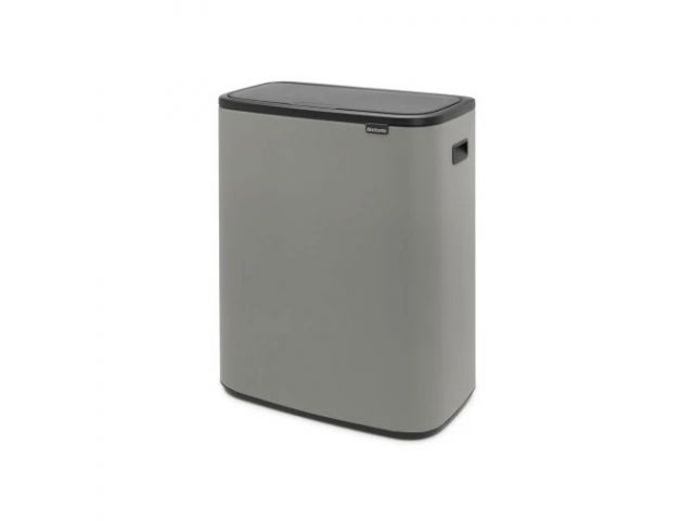 VB 221460 Brabantia Mineral Concrete Grey Bo Touch 2x 30 L