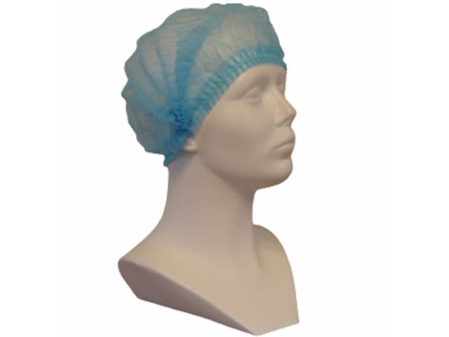 PURE Baret / haarnet model wokkel 53cm blauw, 1000st.