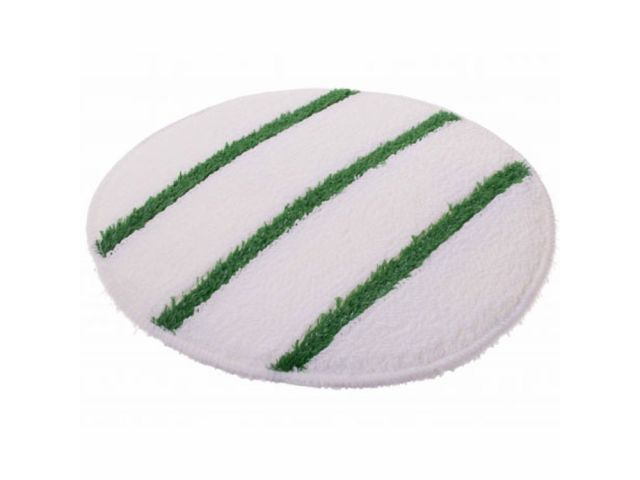 Bonnet Pad 17" groen/wit