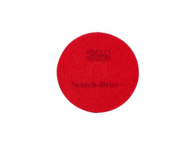 Vloerpad 3M 16" rood