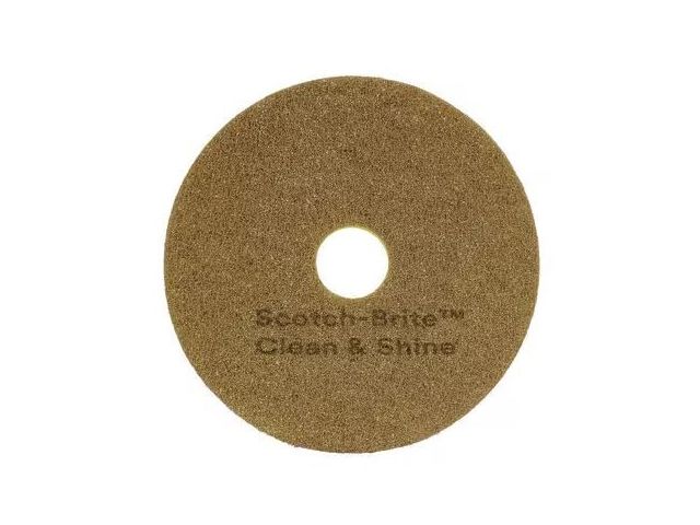 Vloerpad 3M Scotch-Brite  Clean & Shine 18" geel (5 st.)