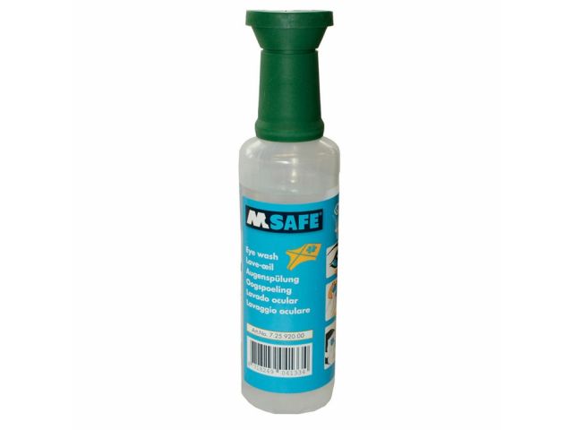 Oogspoelfles M-Safe 500 ml incl. oogbadje